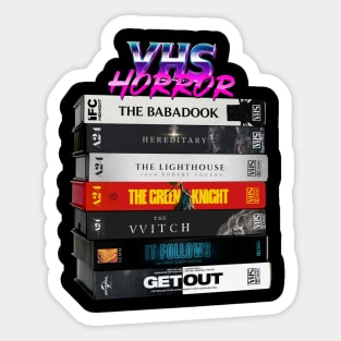 VHS Horror New Sticker